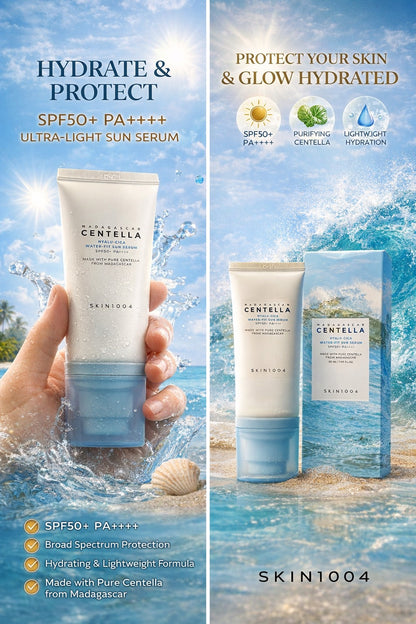 Hydraterende Zonnebrand SPF50+ met Hyaluron - Waterbestendige Zonbescherming