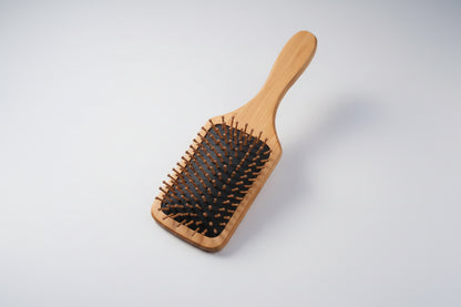 Bamboe Haarborstel - Natuurlijke Ontwarrende Borstel met Massage Effect